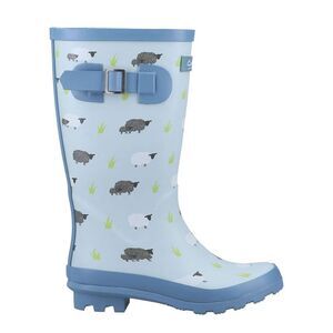 Cotswold Childrens/Kids Farmyard Sheep Galoshes / Blue